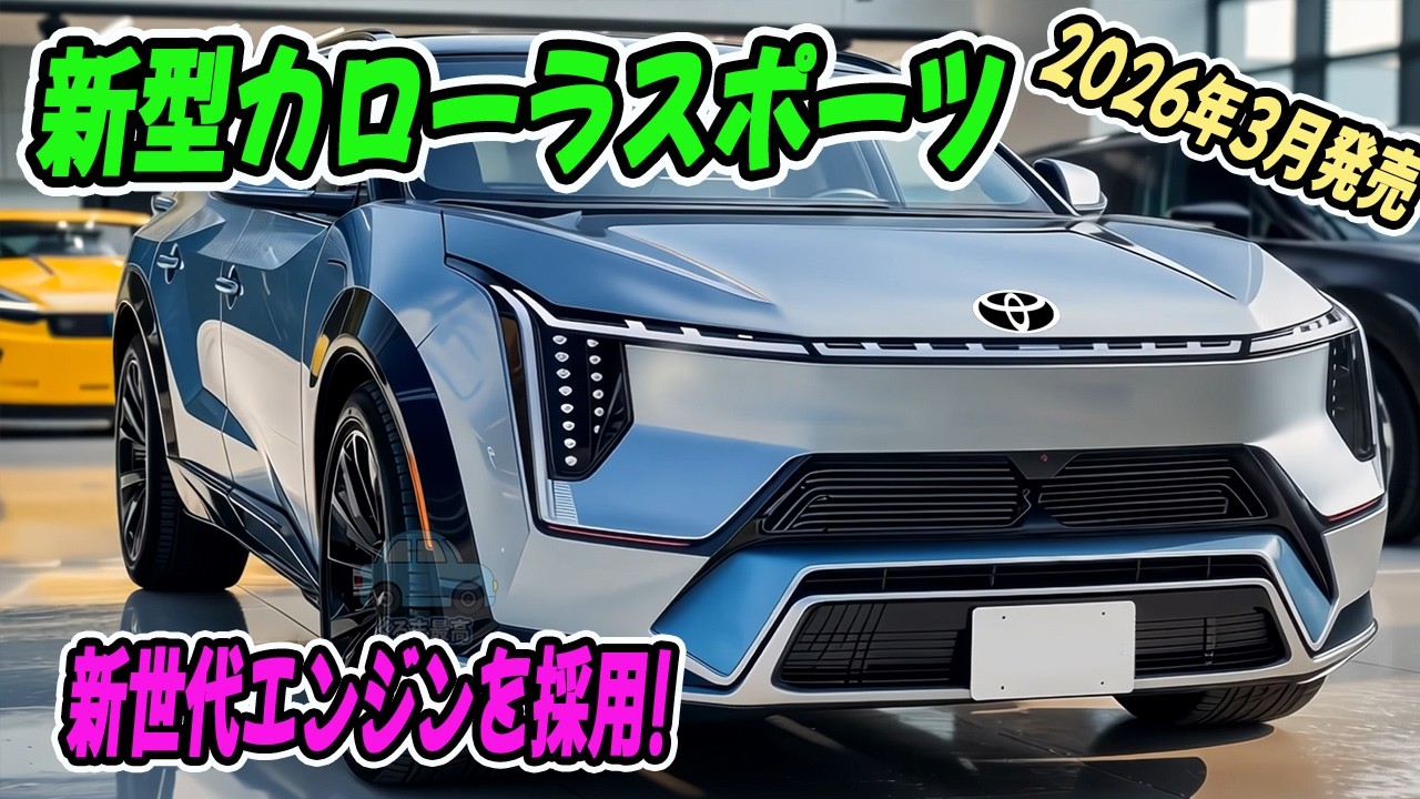 新型 カローラスポーツ【13代目】フルモデルチェンジ！新世代デザインにより空力性能を向上！価格255万円～は本当にお買い得か！？
