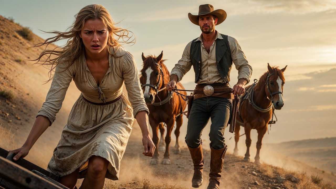 She Tried to Pull a Wagon Up the Hill Alone, The Cowboy Hitched His Horse Beside Hers Without a Word