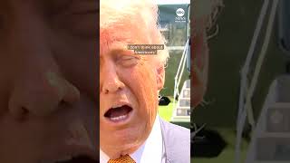 Trump says "We cannot let Iran have a nuclear weapon"