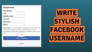 [2023] How To Create Stylish Name On Facebook? screenshot 3