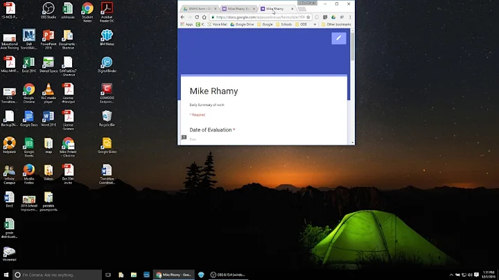 Student Progress monitoring through google forms