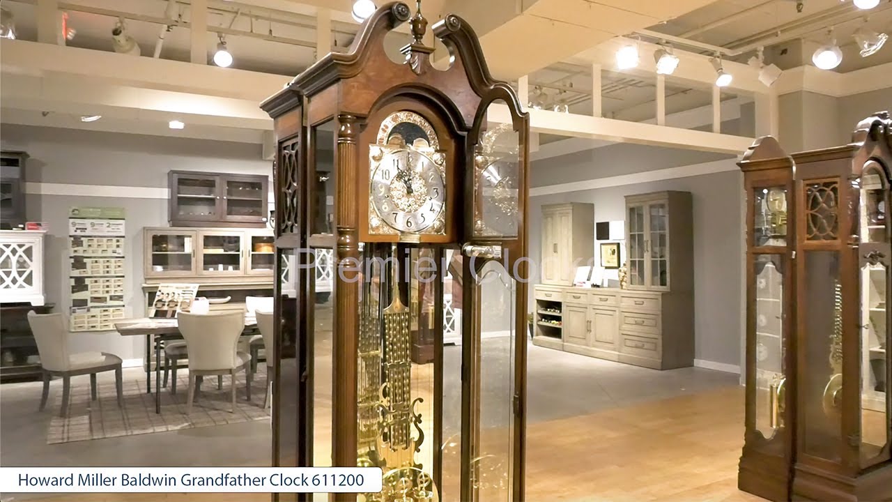 Baldwin Grandfather Clock 611200 by Howard Miller at Premier Clocks ...