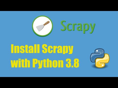 How to install scrapy python 3.8