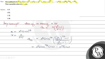 The coefficient of x70 in x2(1+x)98+x3(1+x)97+x4(1+x)96+…+x54(1+x)46 is &n....