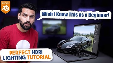 Blender HDRI Dome Lighting – Full Beginner Tutorial