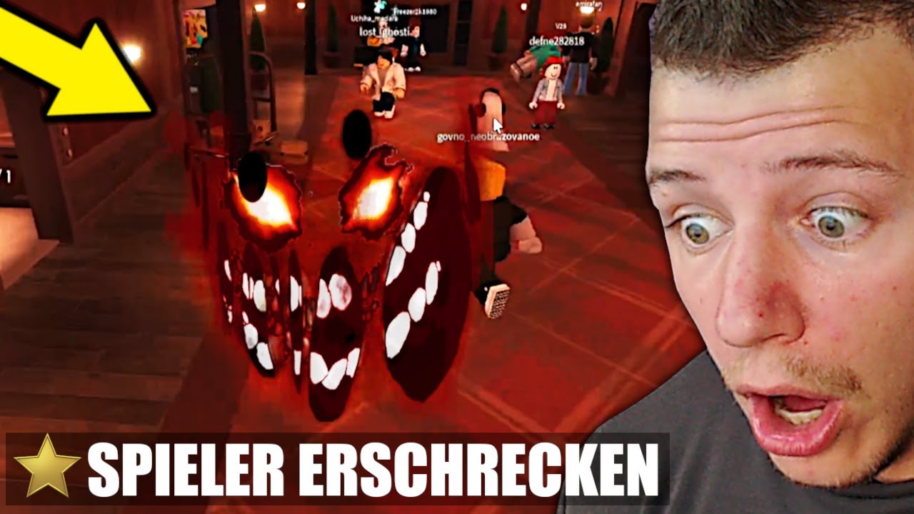 ROBLOX DOORS aber ich SPIELE A-60 UND ERSCHRECKE SPIELER