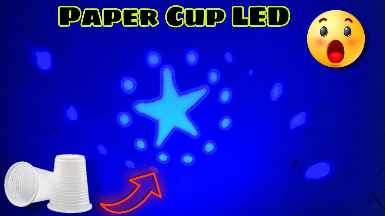 Paper Cup lamp Light DIY,How To Make very easy. - YouTube