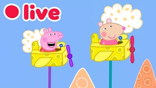 Peppa Pig NEW BABY EVIE Episodes LIVE 🍼 Cutest &amp; Funniest Moments 🥹💛 Kids Cartoons