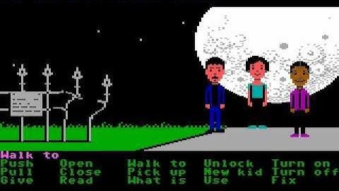 Maniac Mansion intro for DOS