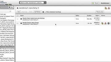 Quick Look-Moving Recordings in Panopto