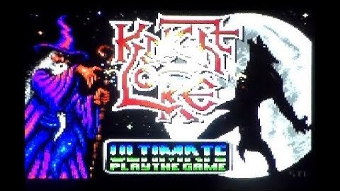 Knight Lore On Commodore 64 (2018 Homebrew)