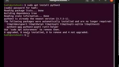 how to install python3 in ubuntu | linux