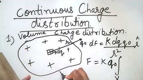 XII Ch-1 Part 3 Continuous charge distribution (Electric Charges & Fields)