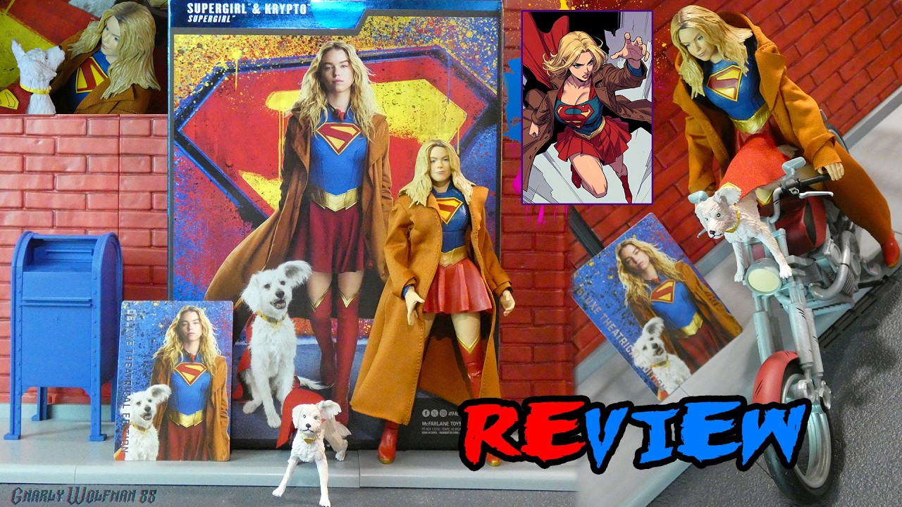 DC Multiverse Supergirl 2026 Movie Gold Label Figure Review