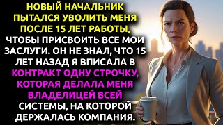 видео: НОВЫЙ CEO пытался меня уволить. Но он НЕ ЗНАЛ про юридическую мину, которую я заложила 15 лет назад. картинка: НОВЫЙ CEO пытался меня уволить. Но он НЕ ЗНАЛ про юридическую мину, которую я заложила 15 лет назад.
