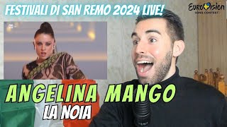 SPANISH REACTS 🇮🇹 ANGELINA MANGO "LA NOIA" | FESTIVALI DI SAN REMO 2024 | ITALY EUROVISION 2024 live