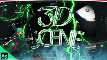 Advanced 3D Flow Scene - After Effects Tutorial AMV