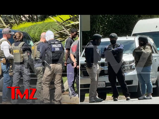 Diddy's Homes RAIDED by Federal Law Enforcement | TMZ class=