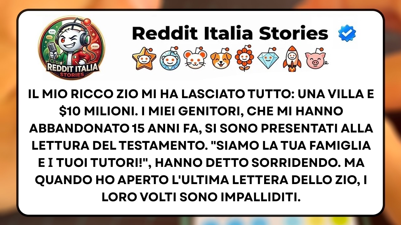 Il giorno dopo il funerale di mio zio Arthur, i miei genitori biologici si sono presentati alla mia porta sorridenti, come se fossero invitati. Dopo quasi vent’anni di silenzio, dopo avermi...