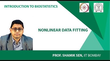 Nonlinear data fitting