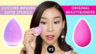 World's First Silicone Infused Super Sponge VS Beauty Blender 🤔