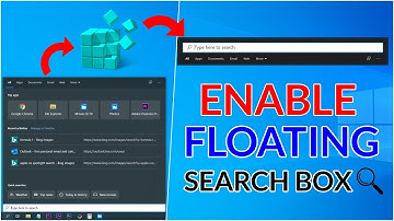 ENABLE FLOATING SEARCH BOX LIKE APPLE SPOTLIGHT IN WINDOWS 10 | REGISTRY EDITOR TRICKS