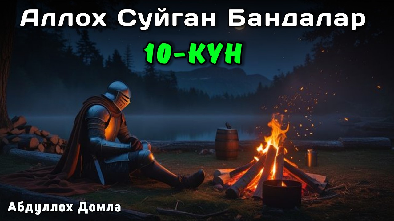 10-Кун Аллоҳ Суйган Бандалар | Абдуллох Домла | Жонли Эфир