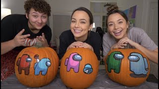 Painting Among Us Pumpkins!