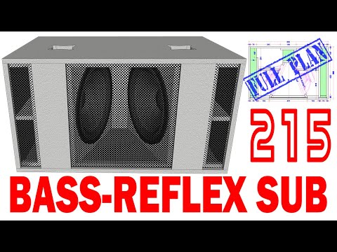 Diy Speaker Box Plan 2x15 Bass Reflex