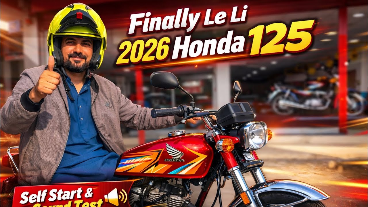 Finally Honda 125 2026 Le Li 😍 | Gujjar Khan Showroom Se Delivery