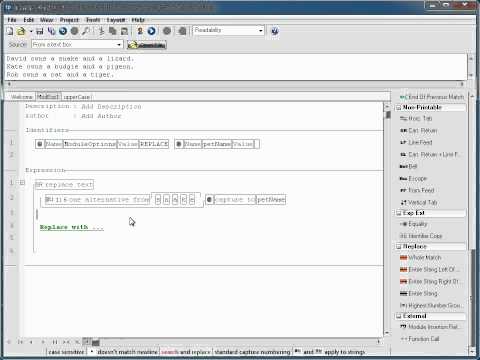 Function calls with Textpression
