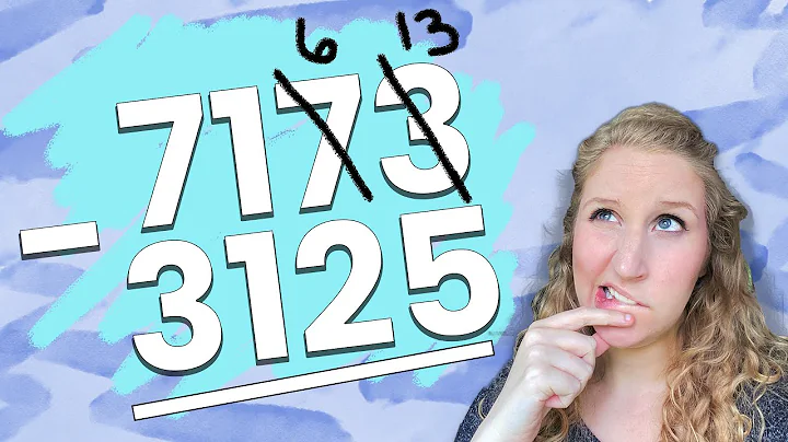 How to Borrow in Subtraction - Regrouping when Subtracting