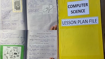 Computer Science Lesson Plan File || Micro and Mega, School Teaching and Discussions Lesson Plans ||
