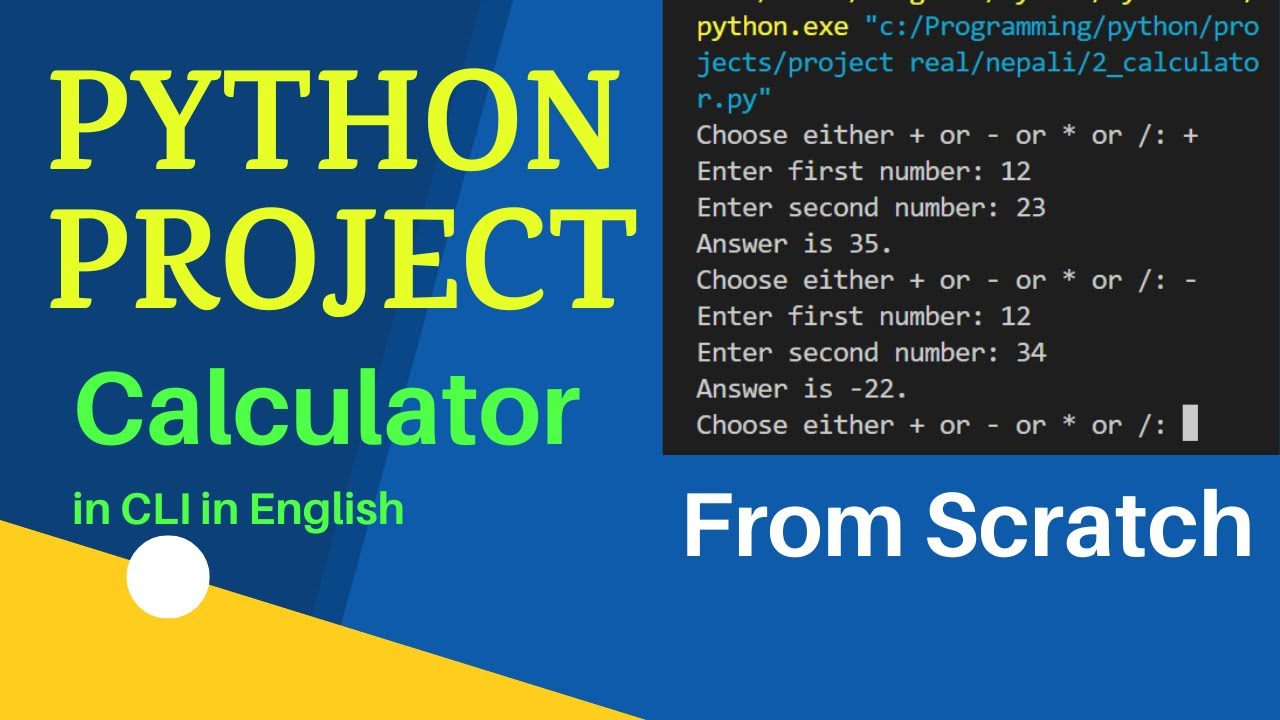 Build a Calculator with Python CLI - YouTube