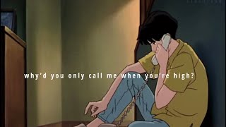 why’d you only call me when you’re high? - arctic monkeys ( slowed + bass + reverb )