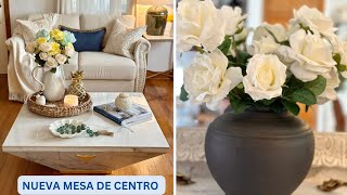 NUEVA DECORACIÓN DE SALA NUEVA MESA HERNESTVERANO 2024#soniaceli #homedecor