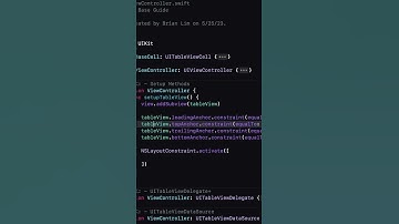 [Swift 5.7 | UIKit] - Activate your programmatic constraints easier! #shortsyoutube #swift #xcode