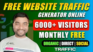 😃Instant Free Website Traffic 2025 | Monthly 6K+ Free Visitors To Your Website | Sigmatraffic Review