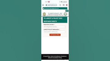 TS LAWCET & PGLCET Answer Key 2023 – Preliminary Answer Key & Response Sheet Released