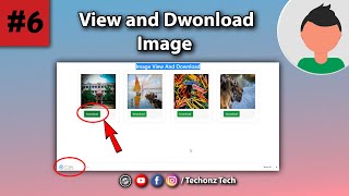 Image View and Download in PHP | #TechonzTech