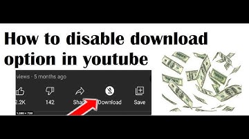 How to disable download option in YouTube video || How to disable download button in YouTube video