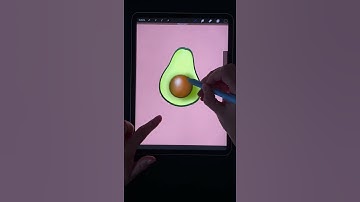 Procreate avocado drawing full video in this channel #art #procreate #procreate #tutorial #artist