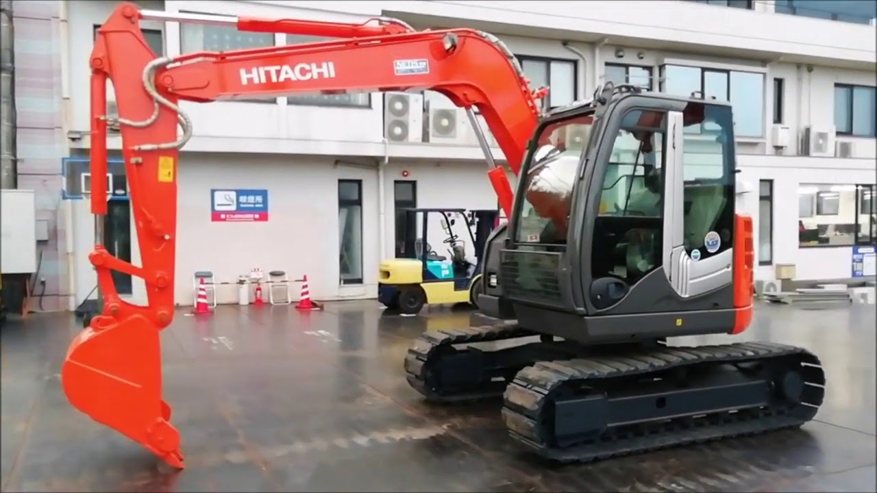 日立建機 ZX75US-3 ユンボ 油圧ショベル 0.25m3 [BE2053]【共用配管