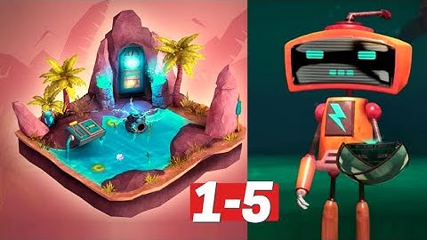 Tiny Robots recharged Game Gameplay Walkthrough Level 1-5 iOS, Android Hack