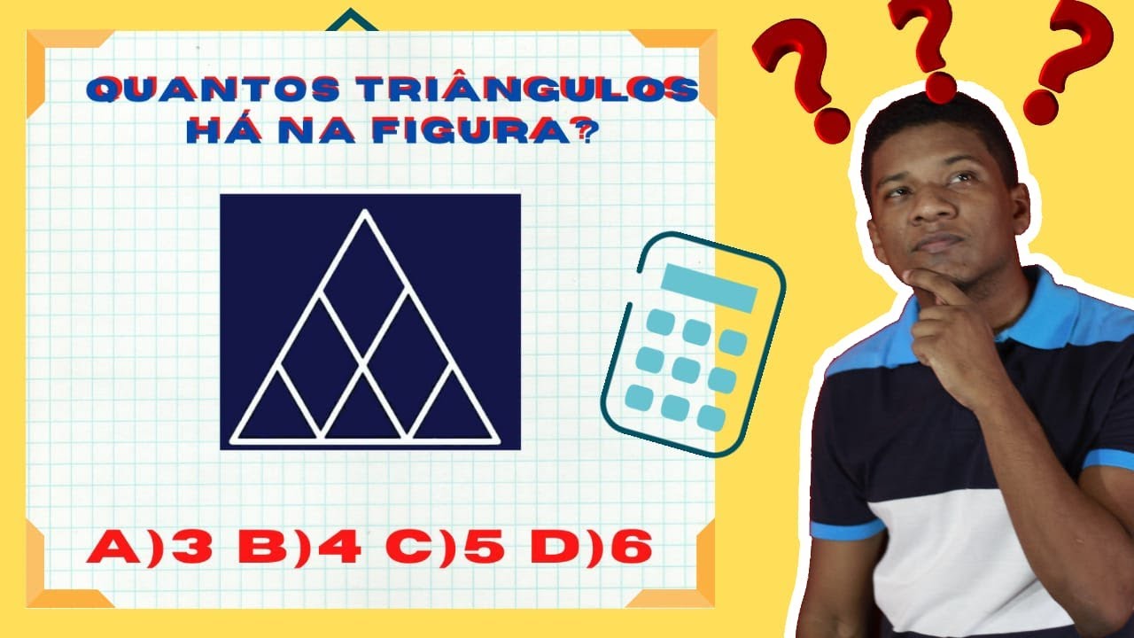 QUANTOS TRIÂNGULOS HÁ NA FIGURA? Você consegue resolver? - YouTube