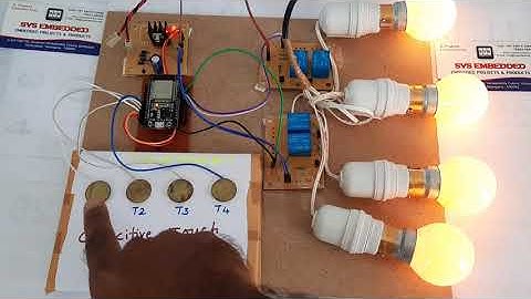 ESP32 Capacitive Touch Switch Board for Home Automation