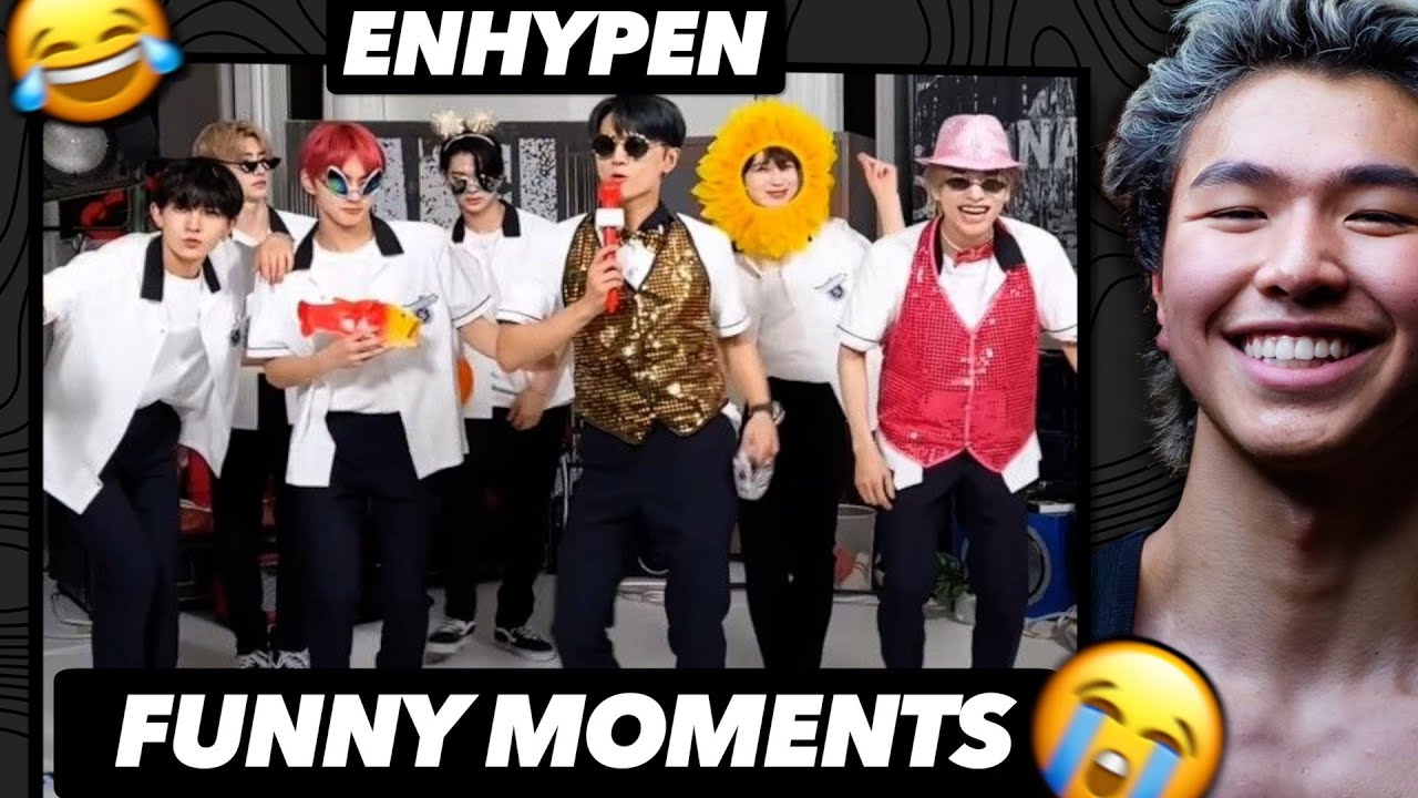 Athlete React to Enhypen Funny Iconic Moments