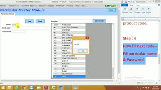 How to create Particular or Product name in easysoft screenshot 4