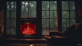 Far from the city, in the forest, quiet and peaceful, the sound of rain ( Rain sound ) #cozy