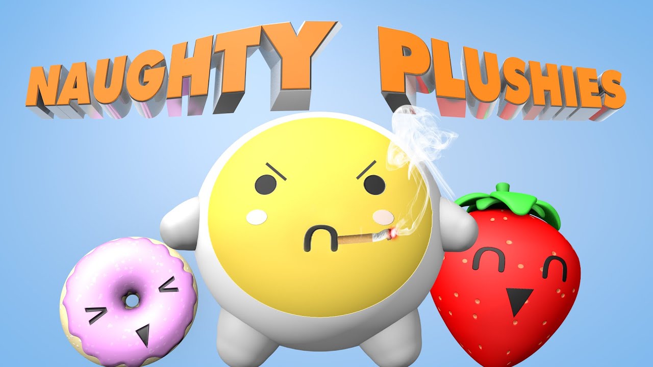 Funny 3D Animation (C4D) / Live Action film - Naughty Plushies - YouTube